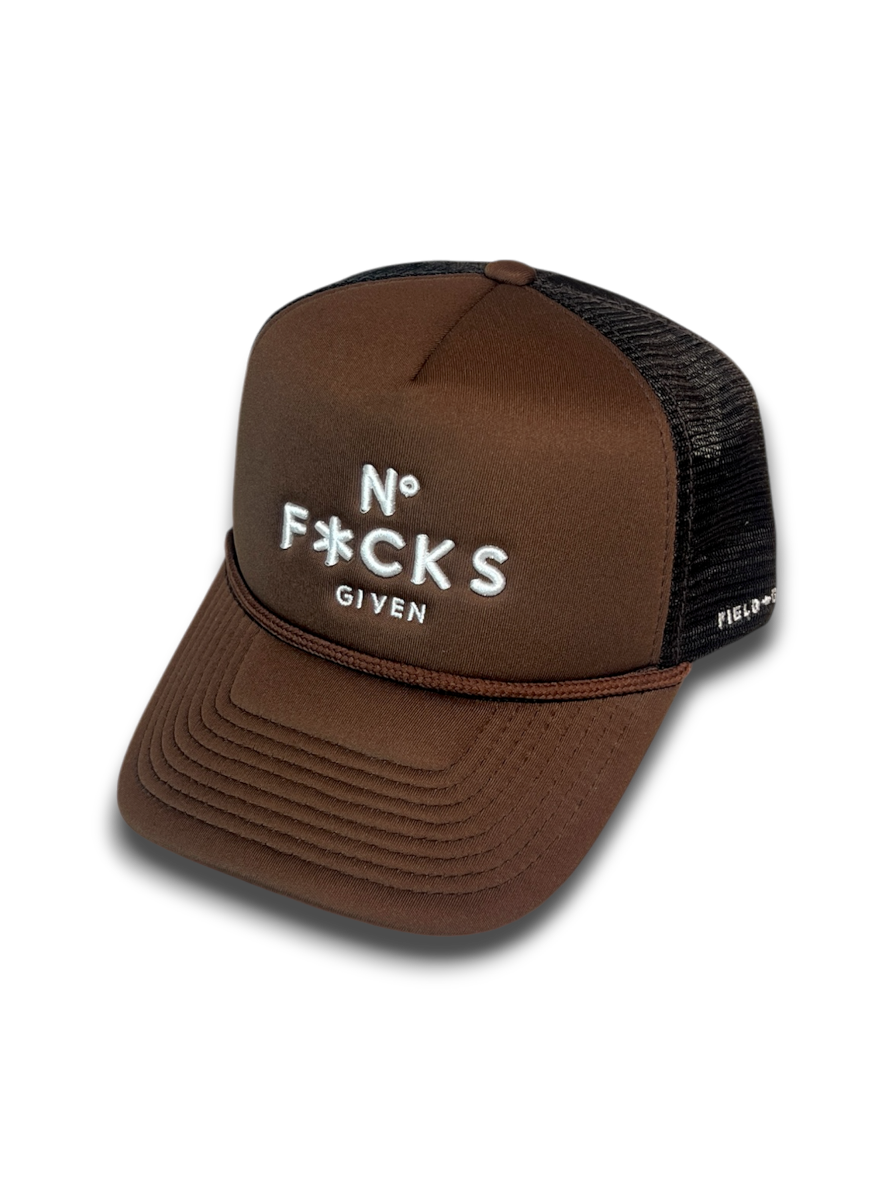 NO FUCKS GIVEN "FIELDGRADE" BROWN