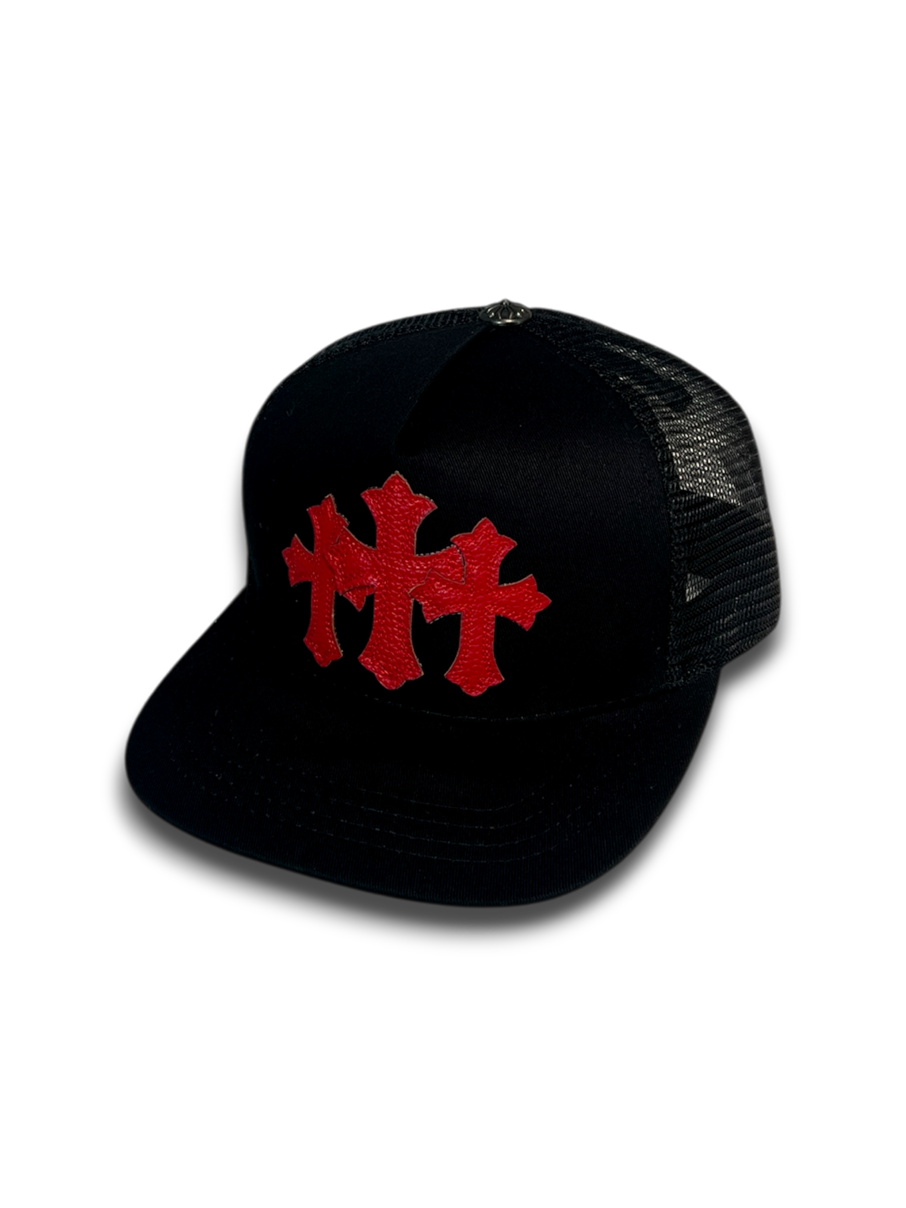 CHROME HEARTS "TRIPLE CROSS" RED/BLACK