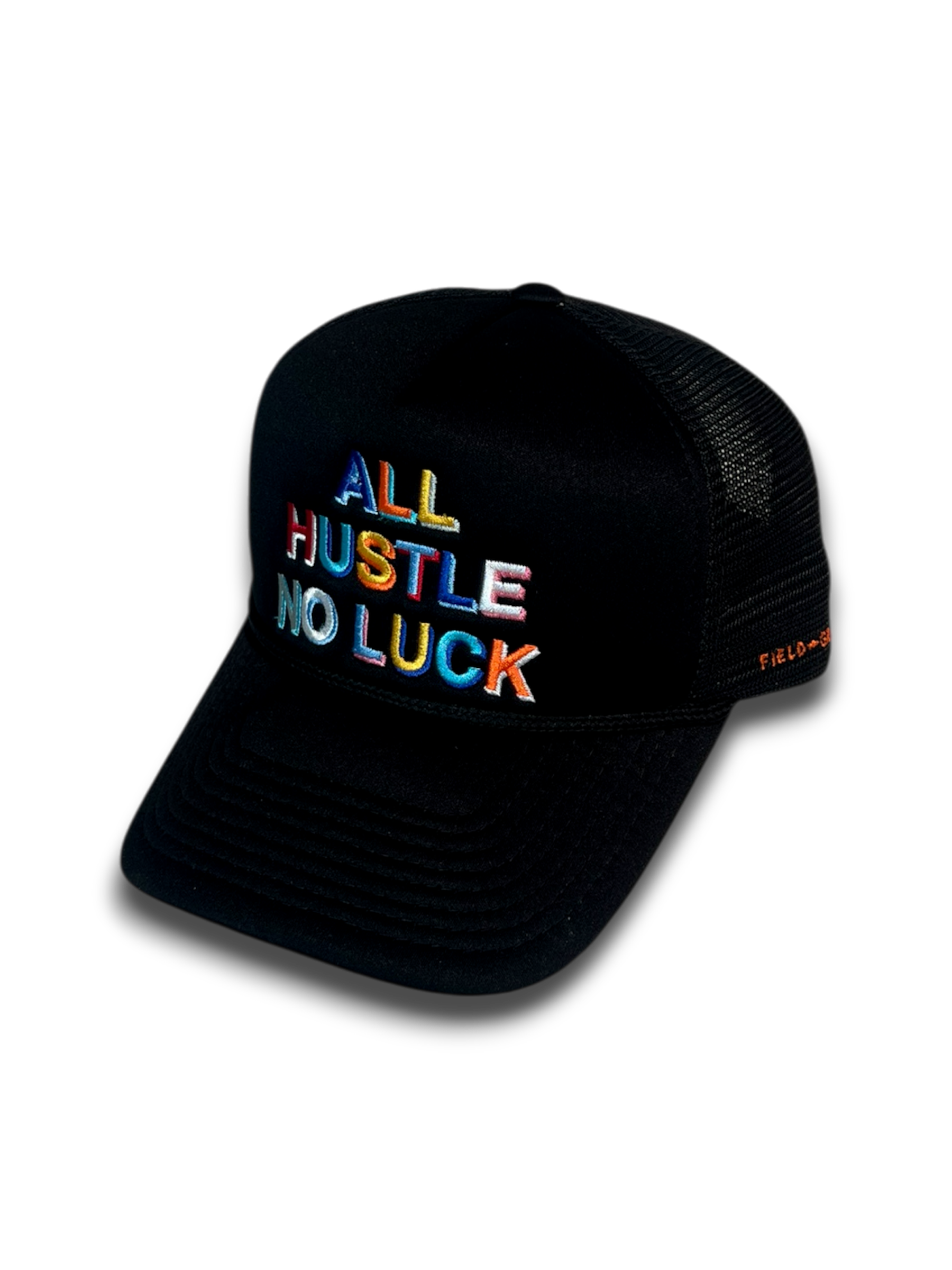 ALL HUSTLE NO LUCK "FIELD GRADE" BLACK
