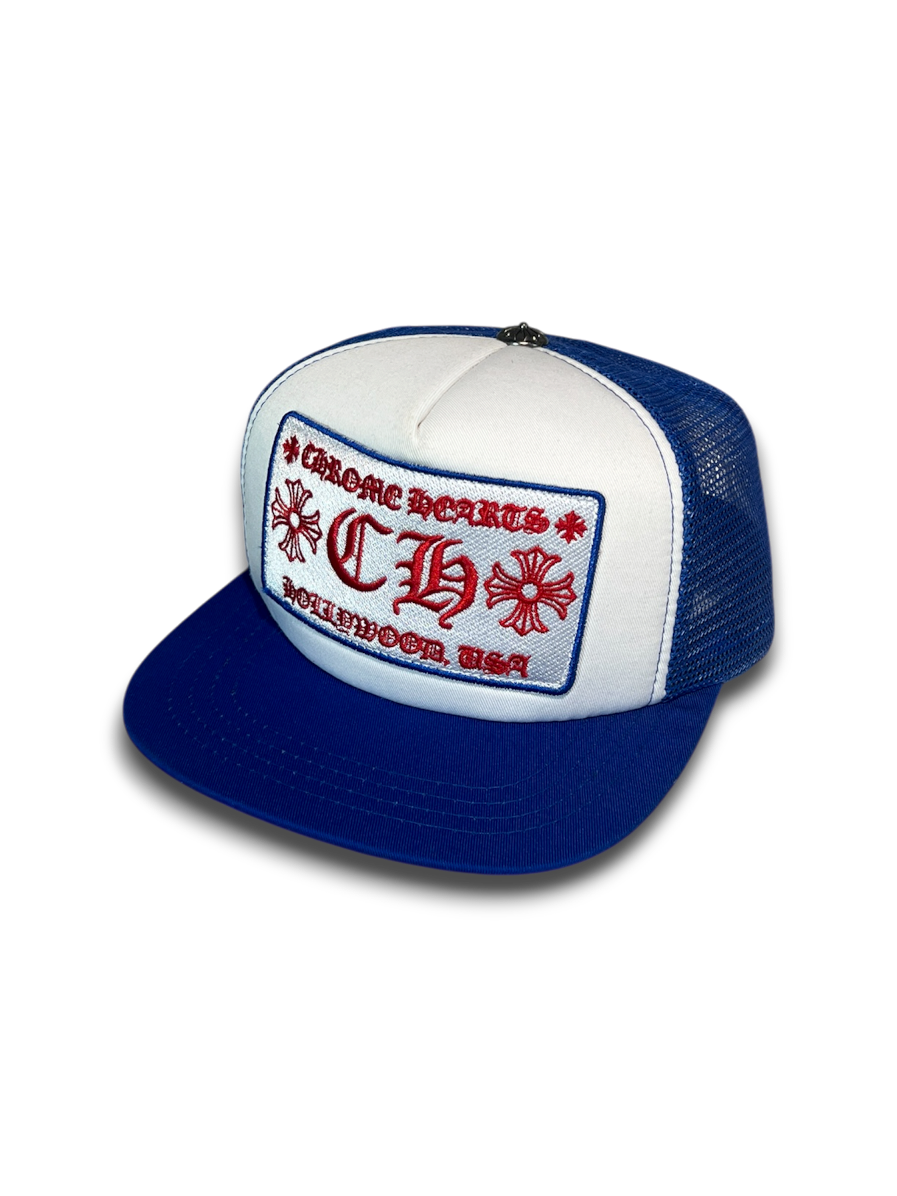 CHROME HEARTS "CH" WHITE BLUE
