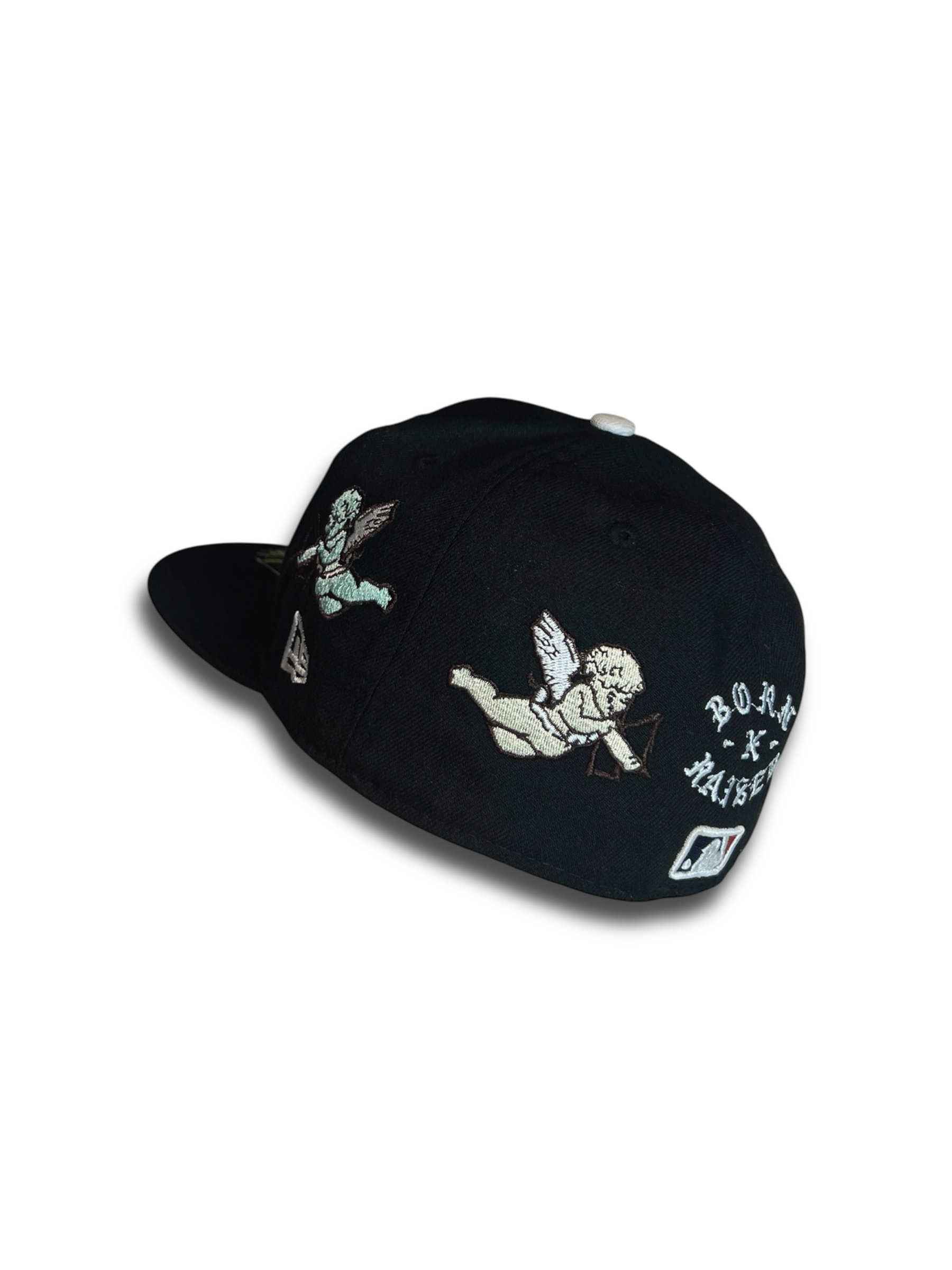 LOS ANGELES ANGELS “BORN X RAISED” BLACK