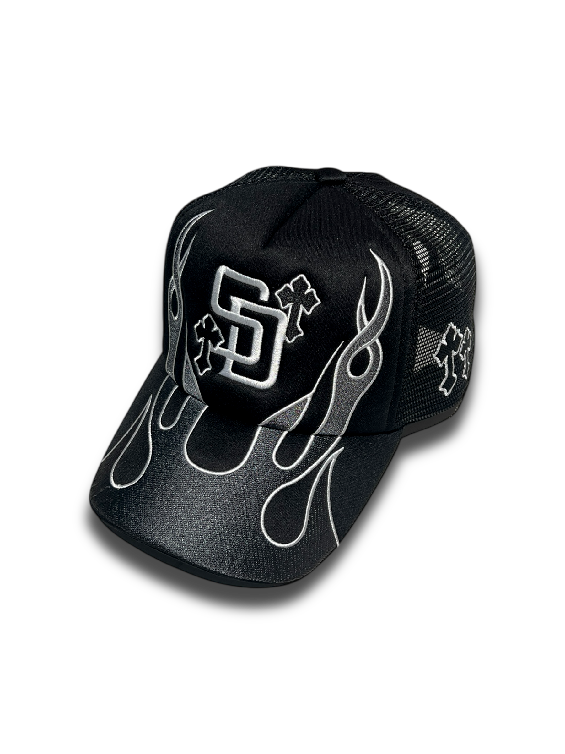SAN DIEGO “CROSS FLAMES” BLACK